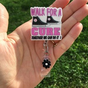 Breast Cancer Awareness Badge Holder